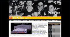 Desktop Screenshot of peeweearena.com